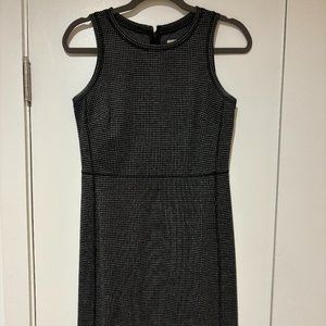 Houndstooth Black/Grey Sheath Dress